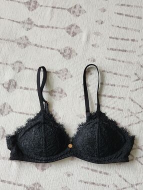 Aerie Real Power Wireless Push Up Eyelash Lace Bra 32A